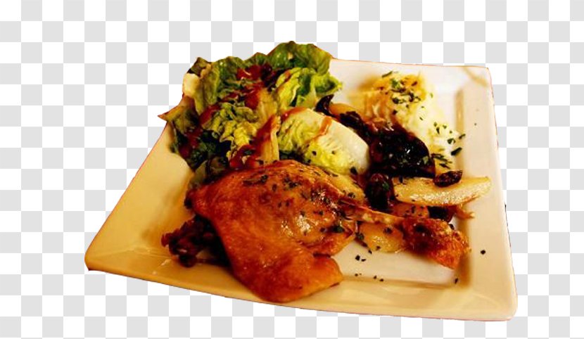France French Cuisine Chinese Food Baguette - Eating - Black Pepper Chicken Chop Mushrooms Transparent PNG
