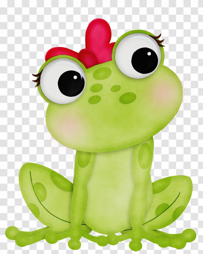 Green Frog Cartoon True Animal Figure - Tree Transparent PNG