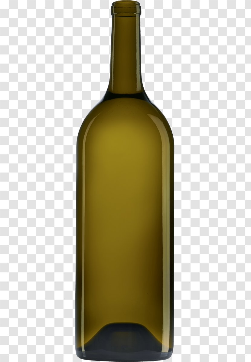 White Wine Glass Bottle Champagne Transparent PNG