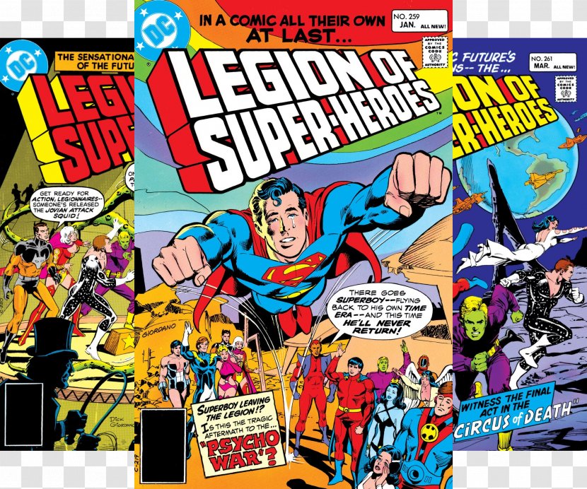 Superhero Comics Legion Of Super-Heroes Superboy Catspaw - Cartoon - Superheroes Transparent PNG
