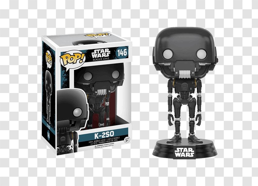 K-2SO New York Comic Con Cassian Andor Anakin Skywalker Funko - Machine - Star Wars Transparent PNG