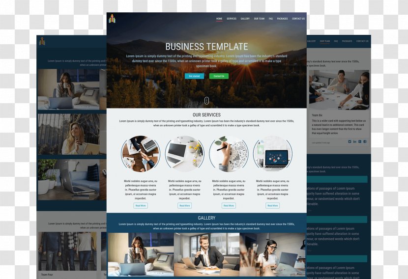 Web Template System Responsive Design Display Advertising Digital Marketing Transparent PNG