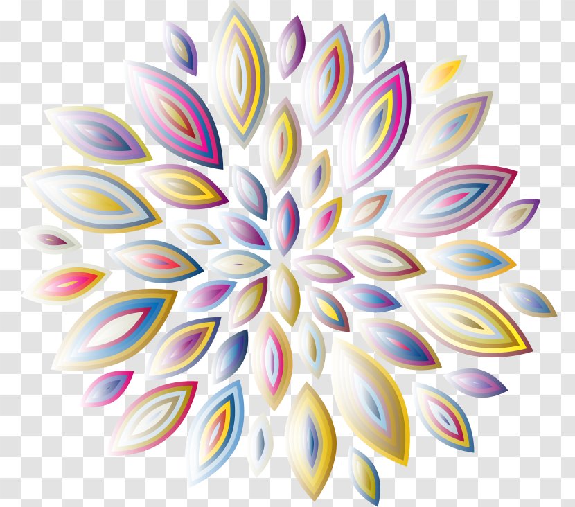 Flower Petal Clip Art - Symmetry - Petals Transparent PNG