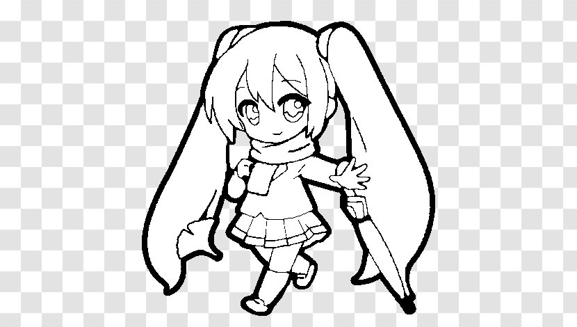 Coloring Book Hatsune Miku Drawing Image Child - Tree Transparent PNG