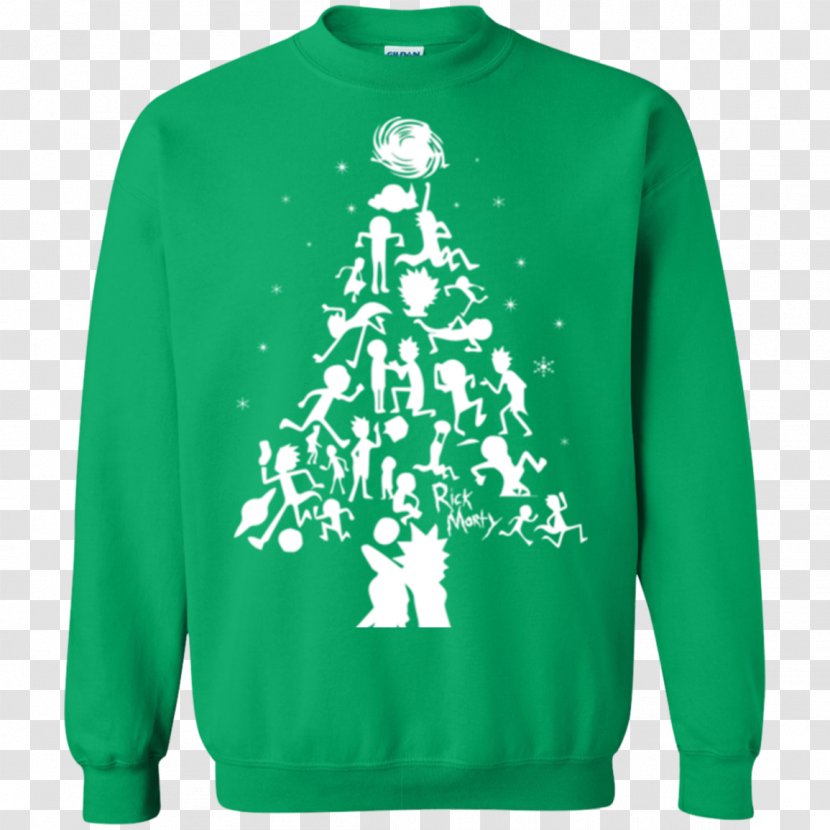 T-shirt Hoodie Sweater Christmas Jumper - Tree - Tshirt Transparent PNG