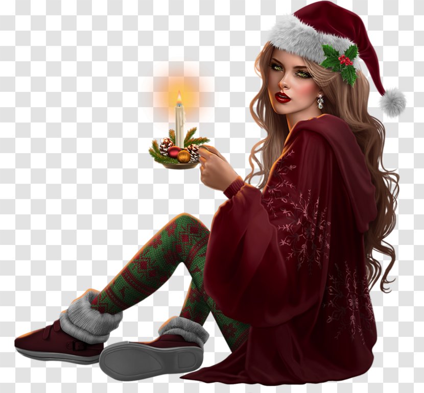 Woman Бойжеткен Character Christmas - Flower Transparent PNG