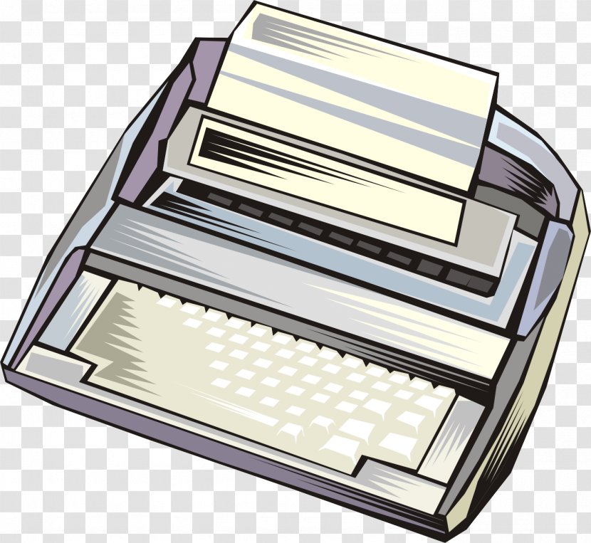 Printer Printing Computer File - Office Supplies - Vector Material Transparent PNG