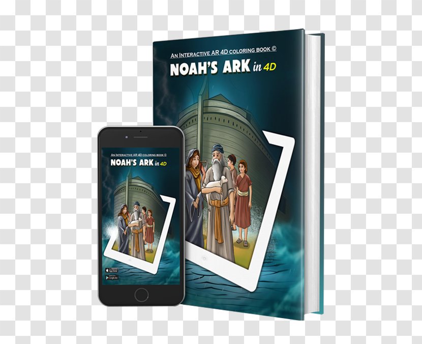 Coloring Book Child Augmented Reality - Noah's Ark Transparent PNG