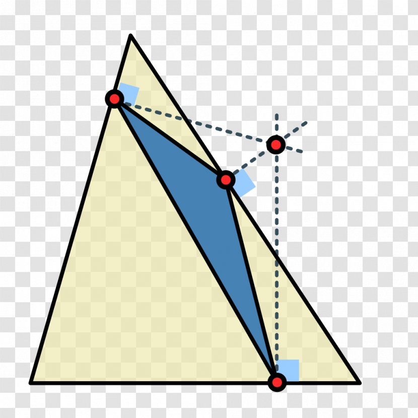 Triangle Simson Line Geometry Point - Circumscribed Circle - Triangulo Transparent PNG