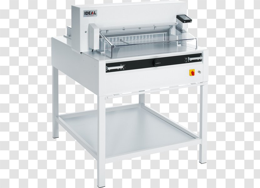 Guillotine Paper Cutter Backgauge Machine - Ideal Transparent PNG