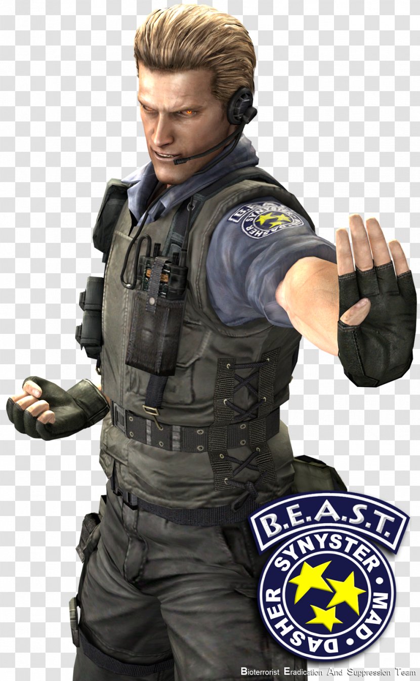 Resident Evil 5 Albert Wesker Chris Redfield S.T.A.R.S. Rebecca Chambers - Security Transparent PNG