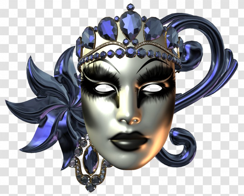 Carnival Of Venice Mardi Gras In New Orleans Mask - Venetian Masks - Beautiful Clip Art Image Transparent PNG