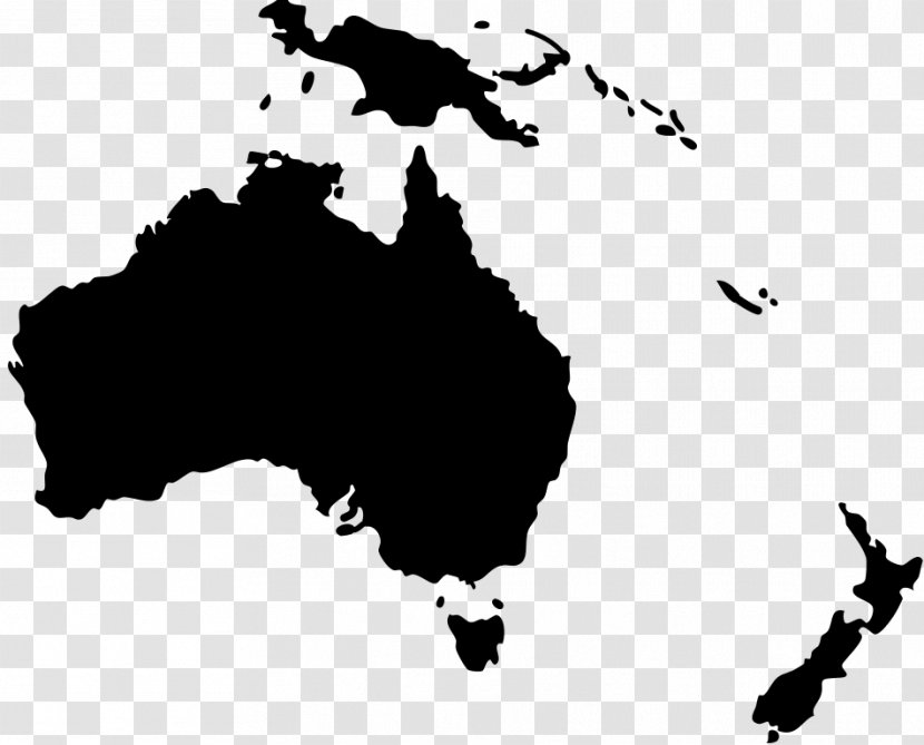 Australia Blank Map World - Scale Transparent PNG