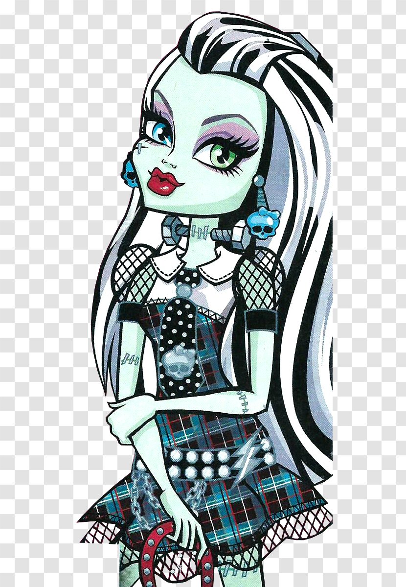 Frankie Stein Monster High Drawing - Fictional Character Transparent PNG