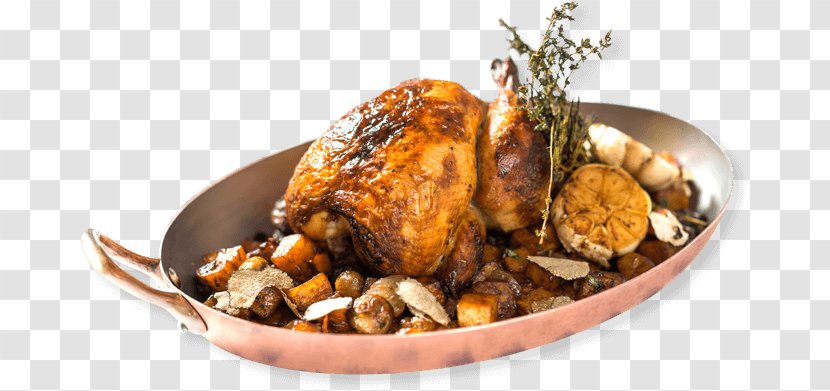 Chicken As Food French Cuisine Roast Stuffing - Butter Roti Transparent PNG