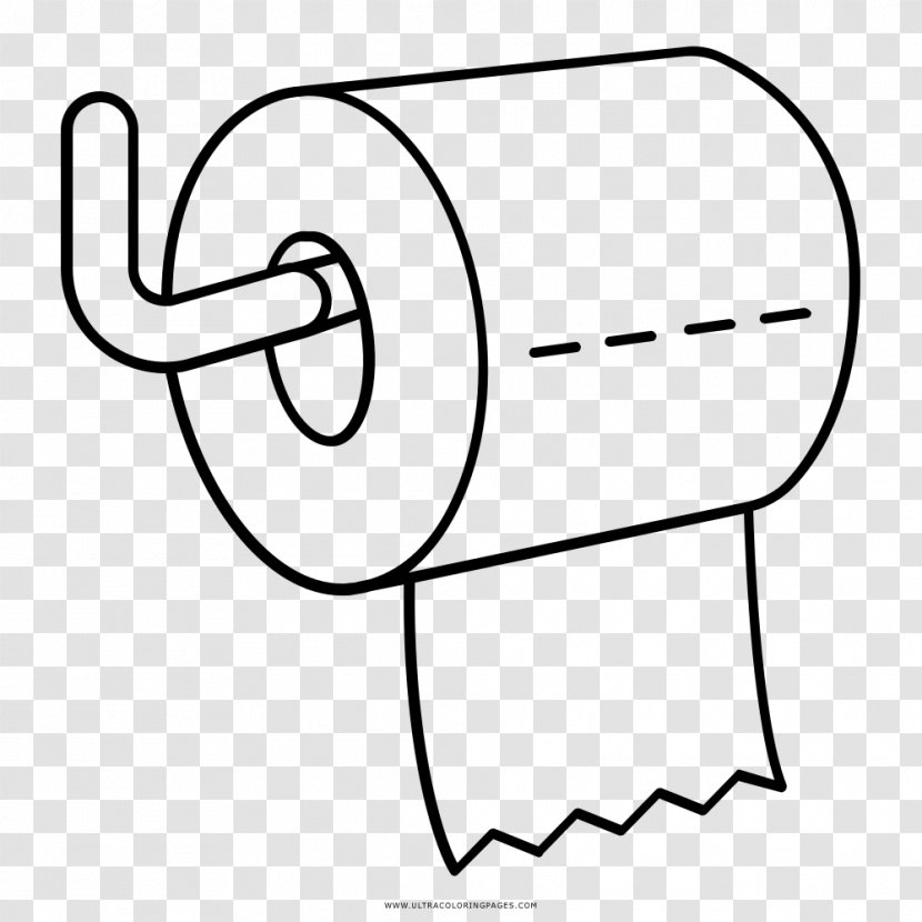 Toilet Paper Drawing Recycling Bathroom - Flower Transparent PNG