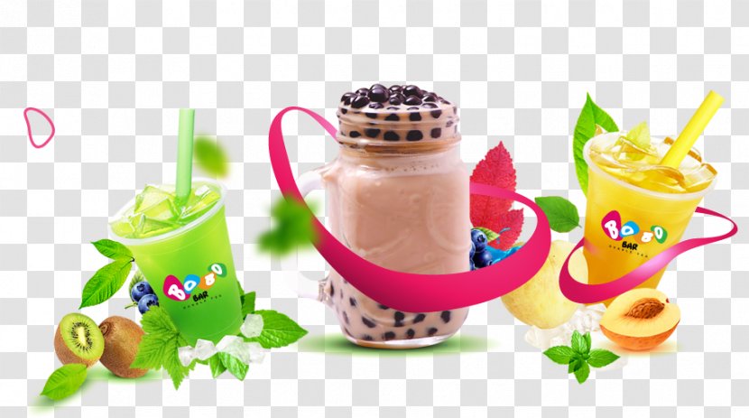 Frozen Yogurt Flavor - Bubble Tea Transparent PNG