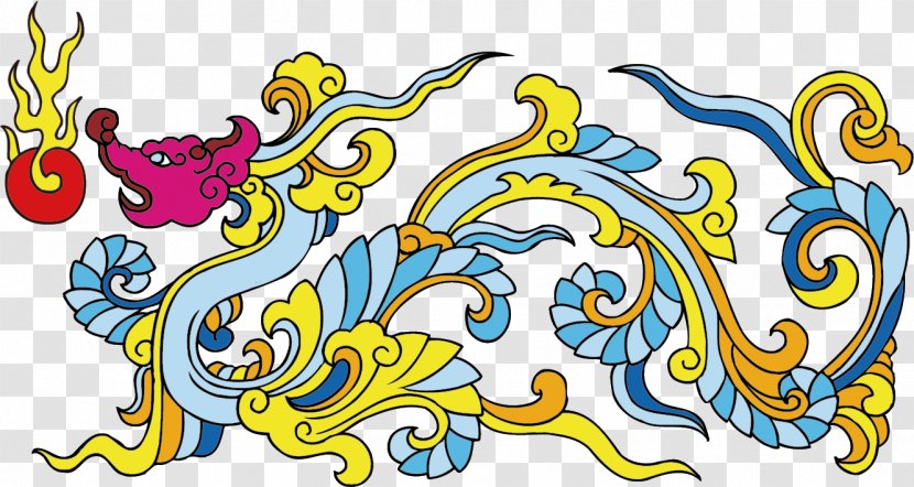 Chinese Dragon Classical Clip Art - Vector Material Transparent PNG