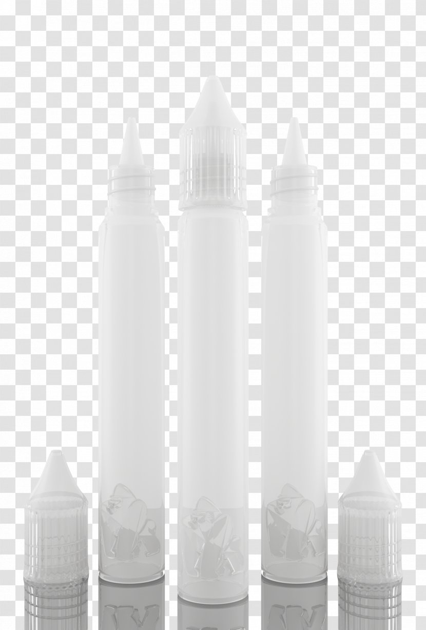 Electronic Cigarette Aerosol And Liquid Plastic Bottle - Black White Transparent PNG