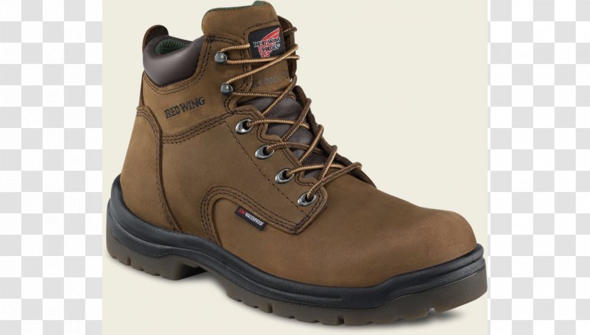 Red Wing Shoes Steel-toe Boot Waterproofing Leather - Work Boots Transparent PNG