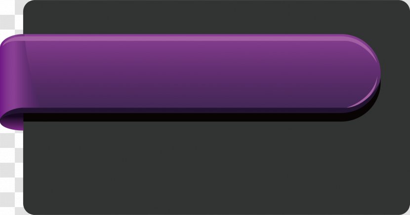 Rectangle Purple - Black Cartoon Participation Button Transparent PNG