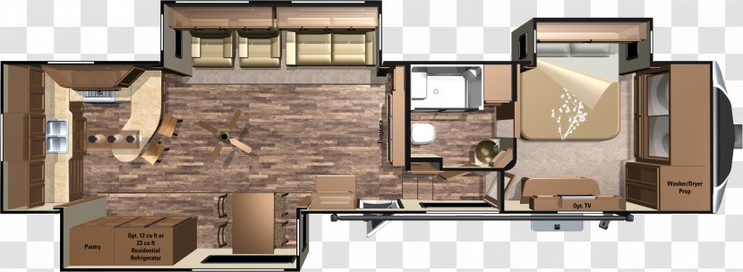 Floor Plan Campervans Television Kitchen Bathroom - Korean Fresh Living Room Transparent PNG