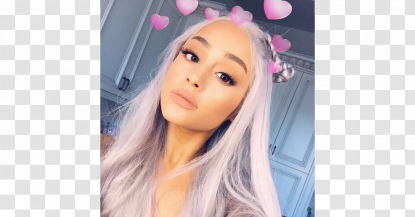 Ariana Grande Hairstyle Red Hair Silver Color - Cartoon Transparent PNG