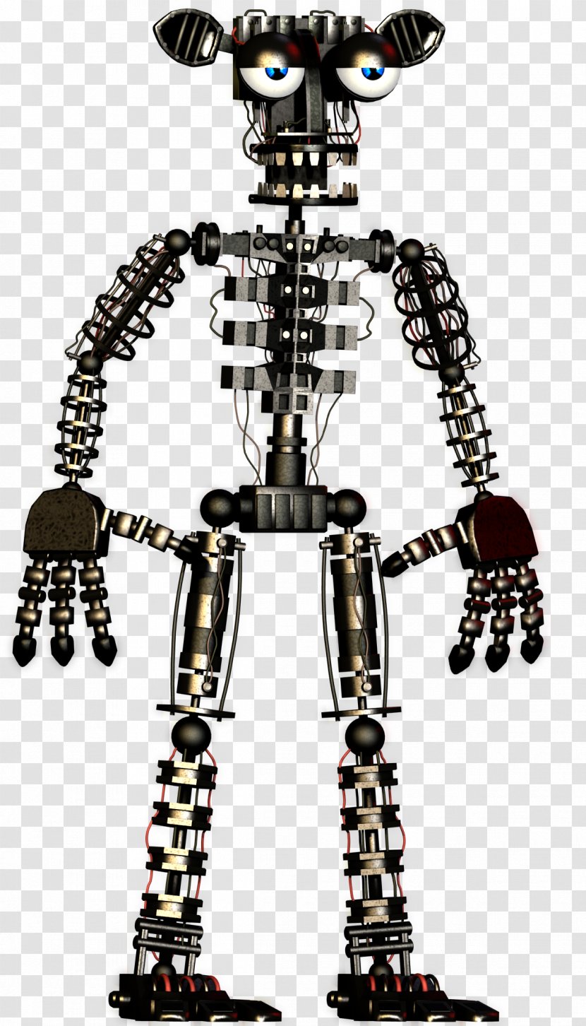 Five Nights At Freddy's 2 Freddy's: Sister Location 4 Endoskeleton - Nightmare Foxy Transparent PNG