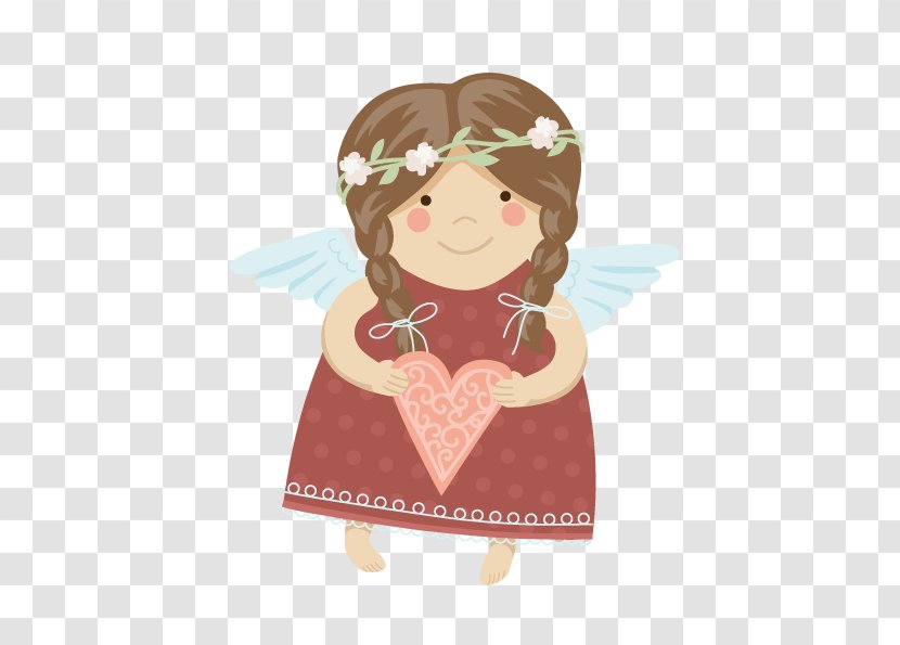 Angel First Communion Illustration - Silhouette - Lovely Transparent PNG
