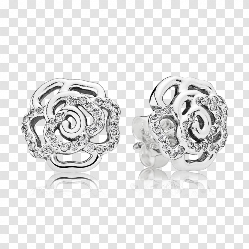 Earring Pandora Cubic Zirconia Charm Bracelet Jewellery - Birthstone Transparent PNG