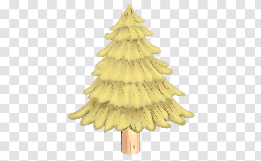 White Christmas Tree - Fir - Holiday Ornament Cone Transparent PNG