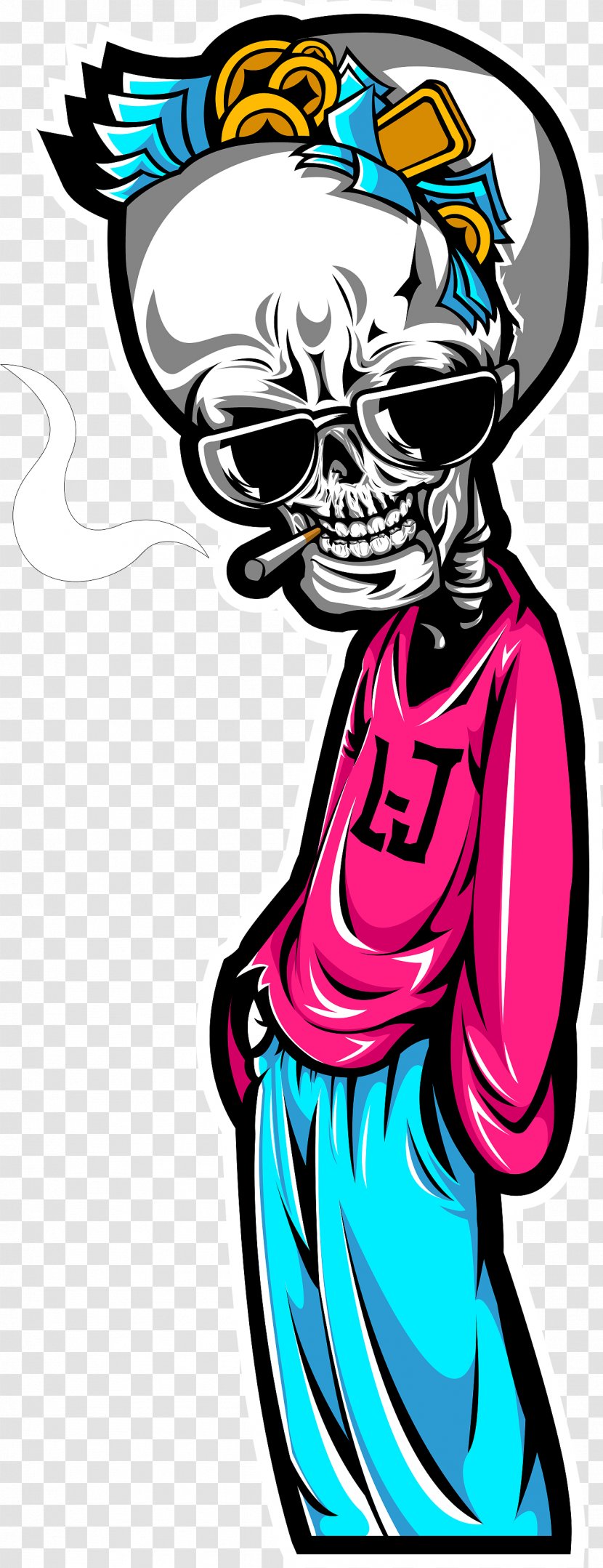 Clip Art Illustration Graphic Design Cartoon Character - Fictional - Bonehead Banner Transparent PNG