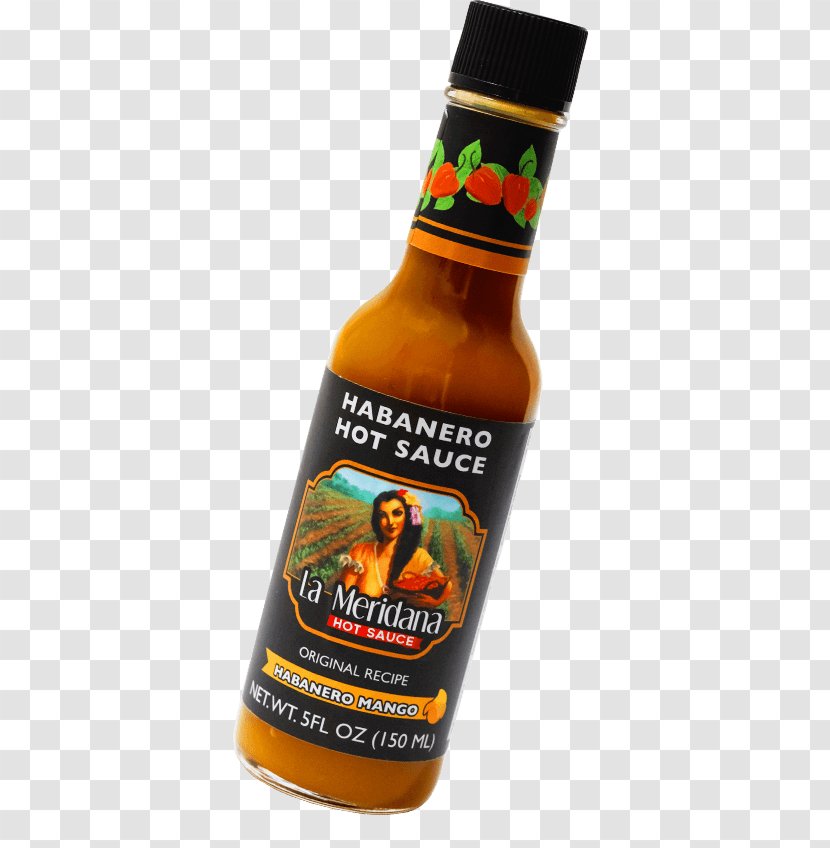Hot Sauce Habanero La Meridana Food - Condiment - Chili Transparent PNG