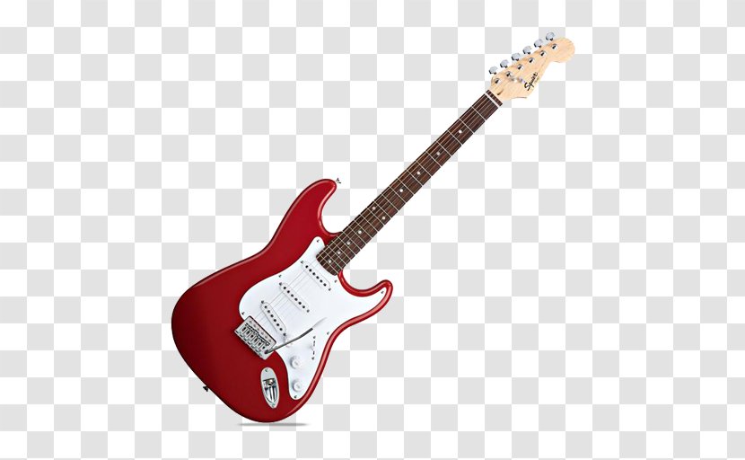 Squier Fender Stratocaster Musical Instruments Corporation Bullet Electric Guitar - Plucked String Transparent PNG