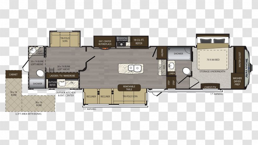 Fifth Wheel Coupling Campervans Keystone RV Co 0 Car - Kitchen - General Rv Center Inc Transparent PNG