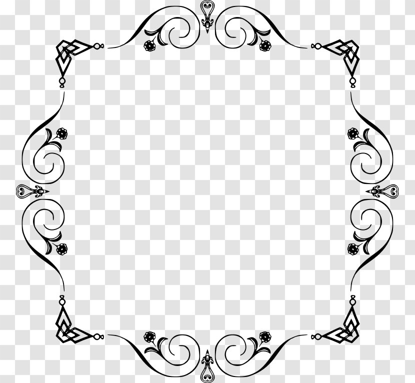 Borders And Frames Clip Art - Body Jewelry - Clipart Extended Family Transparent PNG