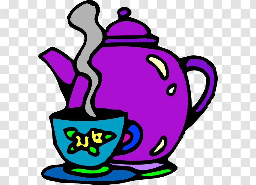 Teapot Coffee Teacup Clip Art - Saucer - Tea Pot Clipart Transparent PNG