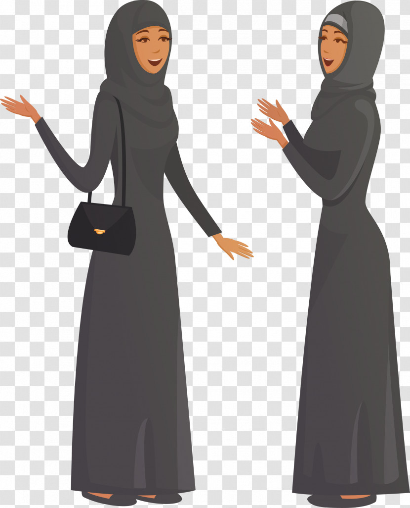 Robe Abaya Sleeve M Costume Sleeve Transparent PNG