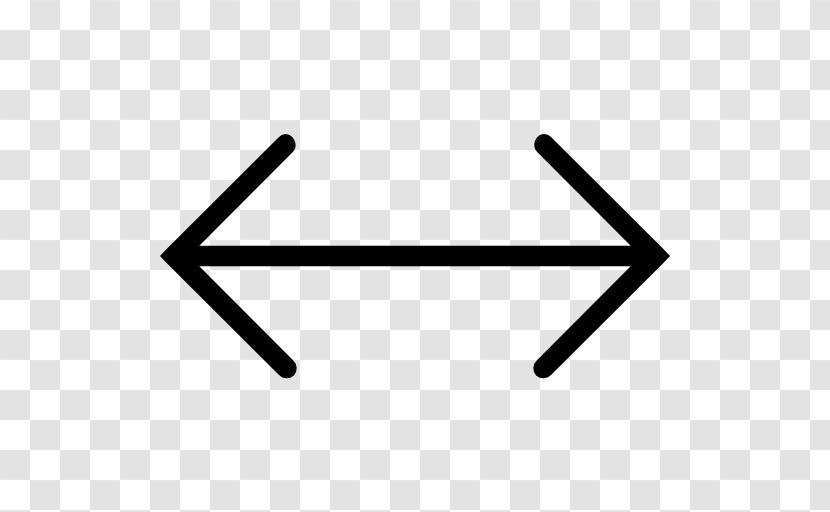 Arrow Symbol Download - Triangle - Horizontal Line Transparent PNG