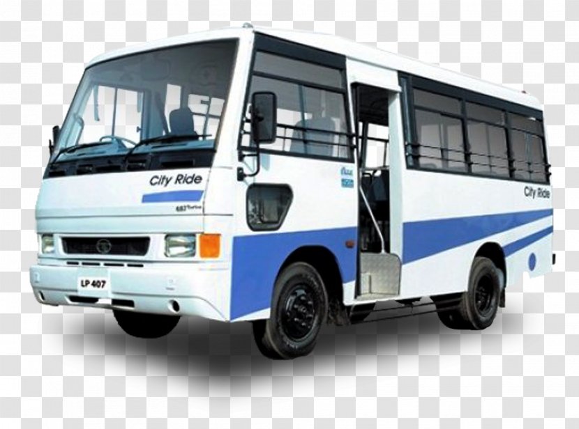 Tata Motors Bus 407 Car Van - Light Commercial Vehicle - Sturdily Transparent PNG