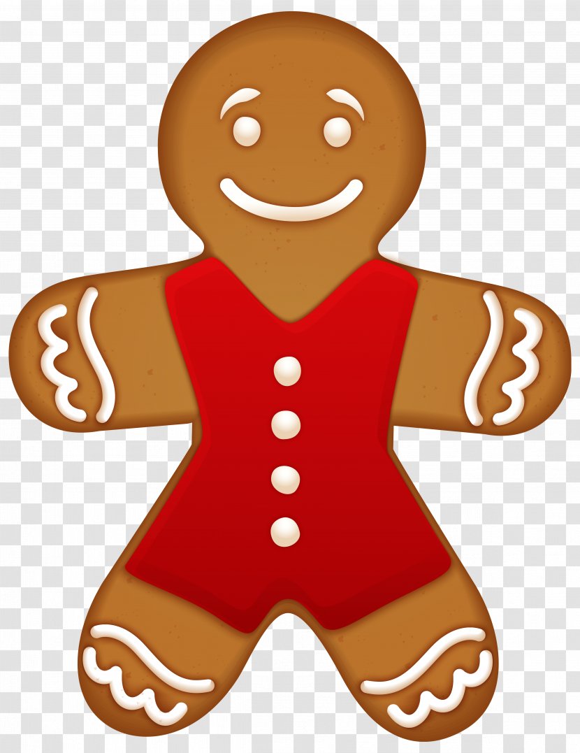 Gingerbread Man Muffin Cookie - Biscuit - Ornament Clipart Image Transparent PNG