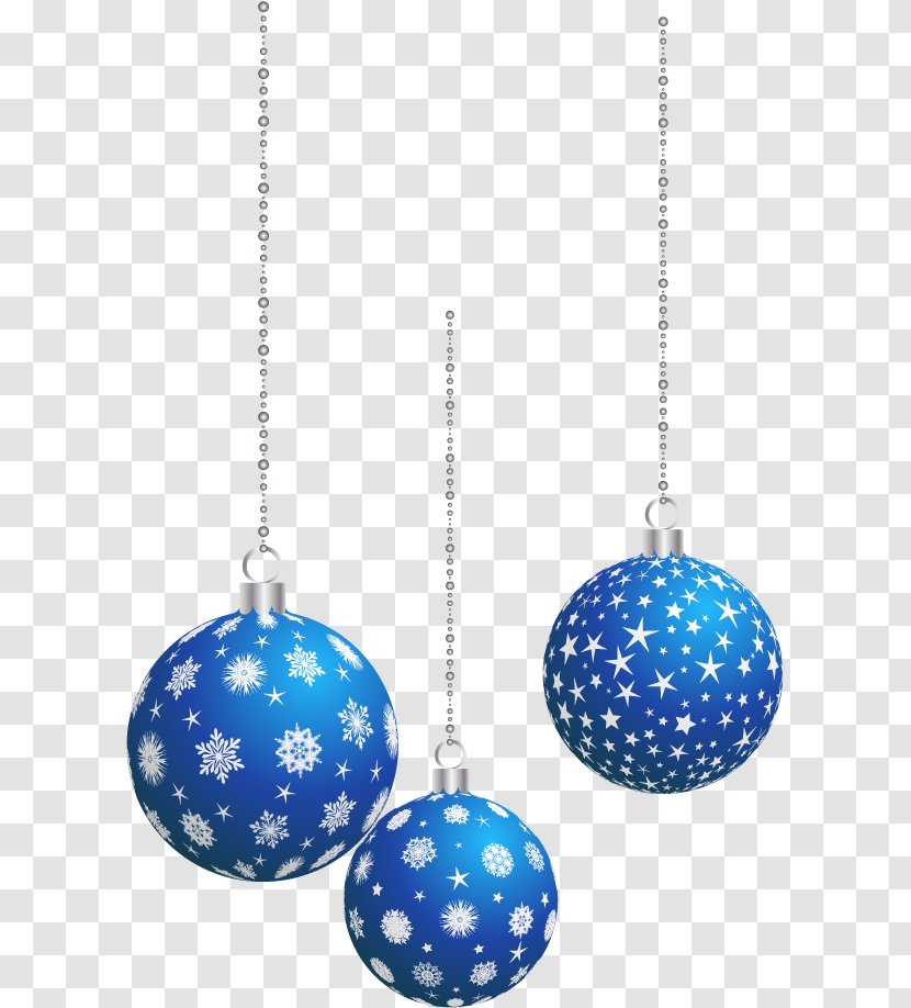 Christmas Ornament Decoration Clip Art - Holiday - Blue Ball Transparent PNG