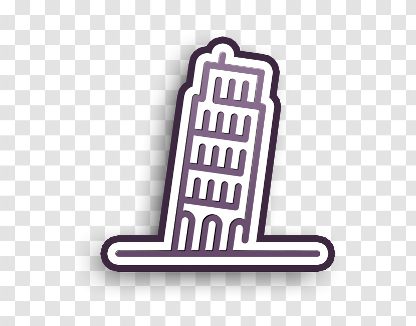 Leaning Tower Of Pisa Icon Monuments Icon Landmark Icon Transparent PNG