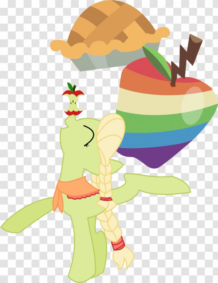 Pony Granny Smith Big McIntosh Apple Bloom Applejack - Drawing - Grandmother And Kids Transparent PNG