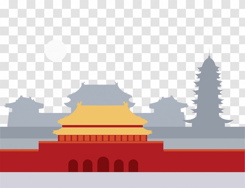 Temple Architecture Jack Sound Illustration - Hindu - Flat Wind Transparent PNG