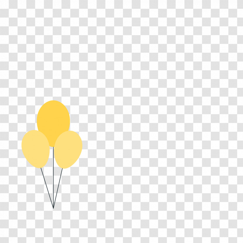 Yellow Line Meter Petal Font Transparent PNG