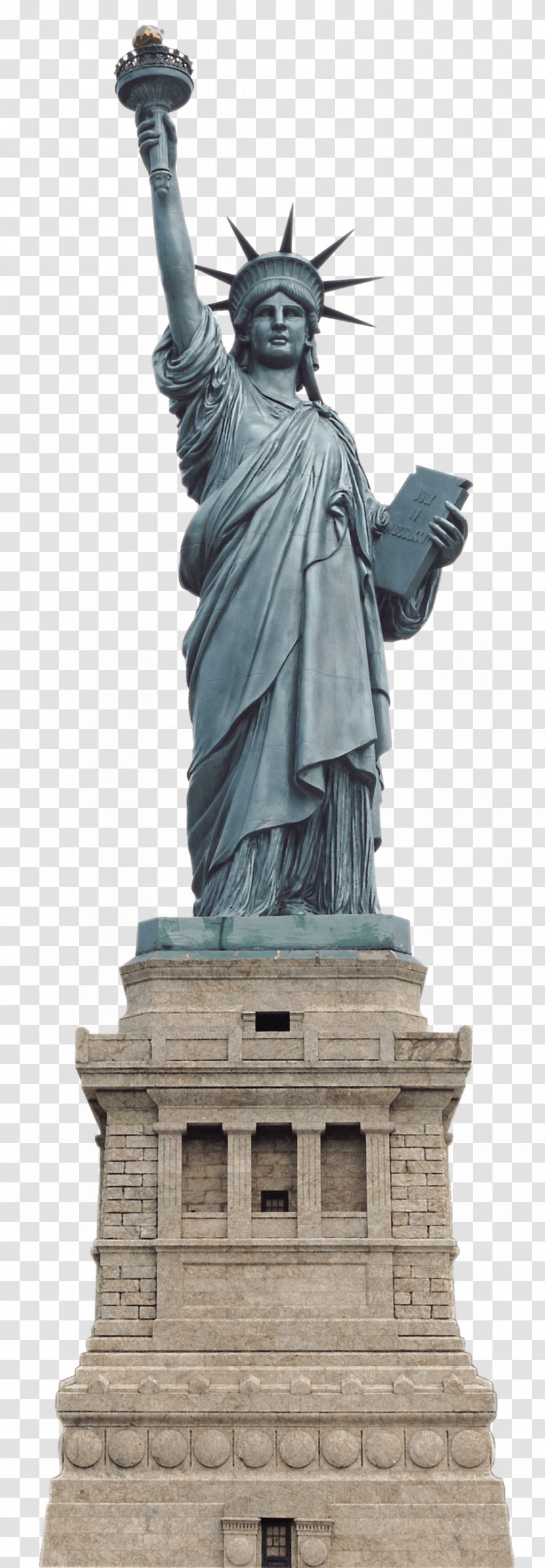 Statue Of Liberty Monument Clip Art - National Historic Landmark Transparent PNG