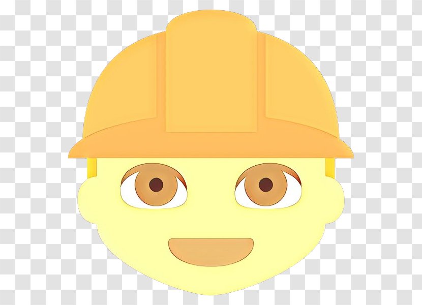 Smiley Face Background - Hard Hat - Glasses Cap Transparent PNG