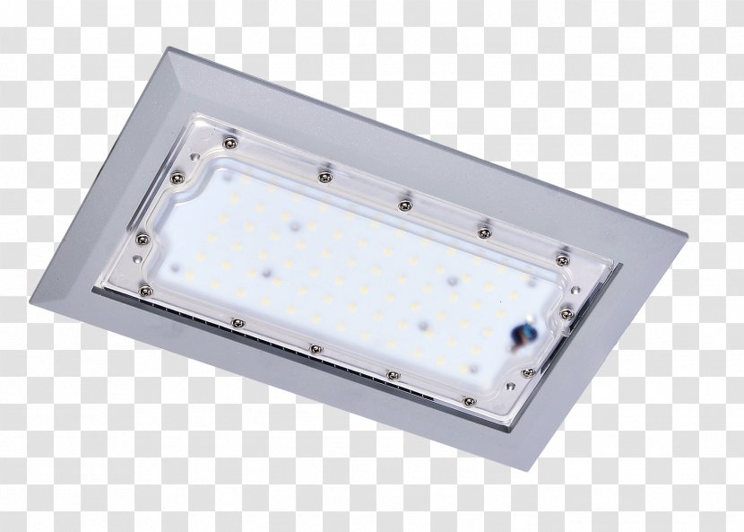 Lighting Recessed Light Floodlight Light-emitting Diode - Rectangle - Downlights Transparent PNG