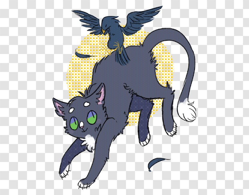 Whiskers Cat Canidae Demon - Art - Raven Kin Transparent PNG